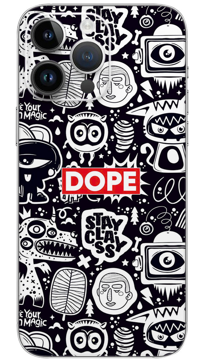 Dope life pattern Mobile Skin Wrap  - PATTM0070