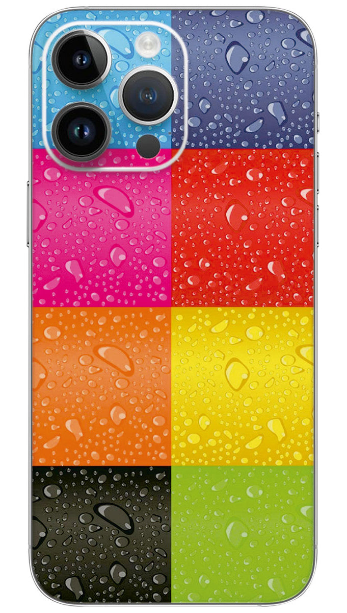 Water Color Splash pattern Mobile Skin Wrap  - PATTV0001