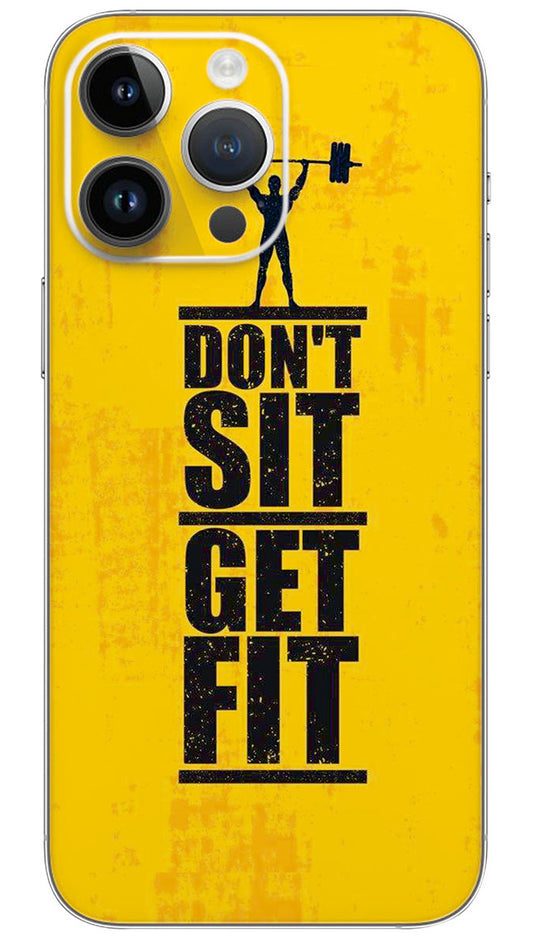 Gym quotes Mobile Skin Wrap  - QUOA0037