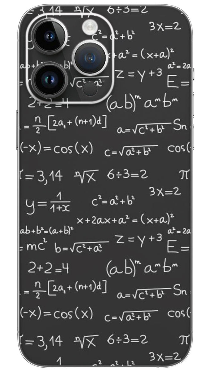 Mathematics Concept quotes Mobile Skin Wrap  - QUOA0054