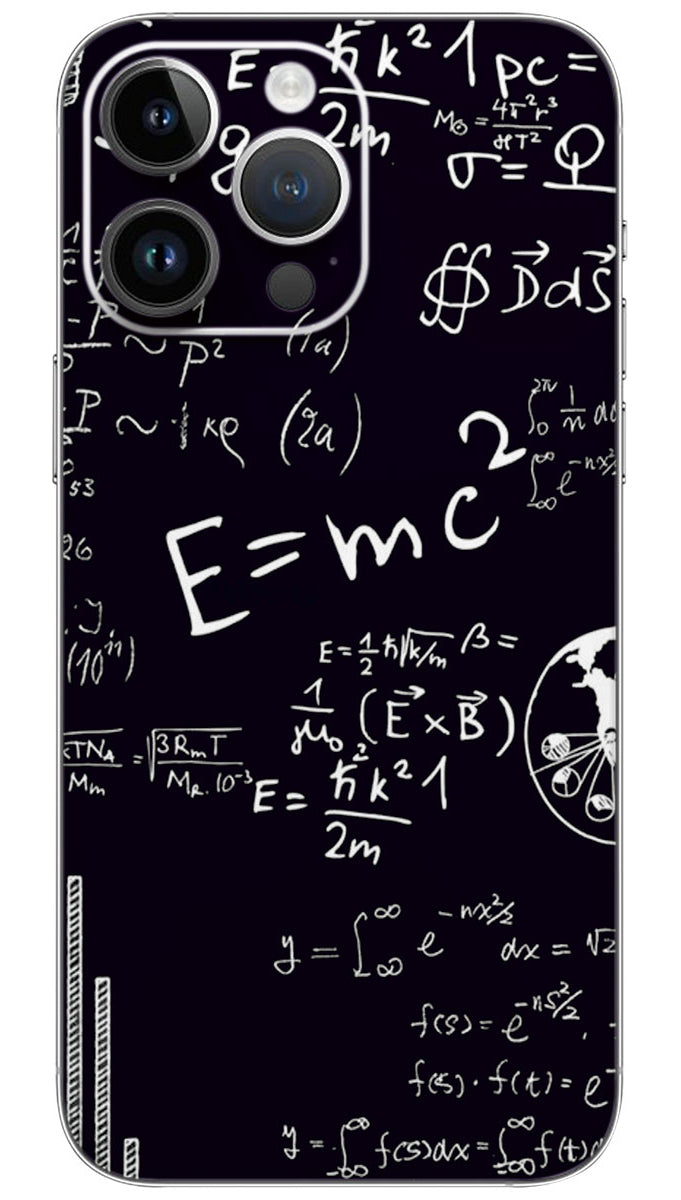 E=mc2 formula Quotes Mobile Skin Wrap  - QUOA0055