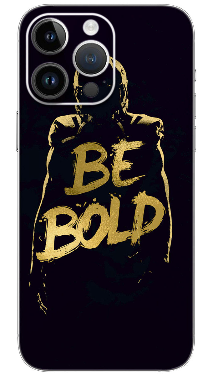 BE BOLD quotes Mobile Skin Wrap  - QUOA0130