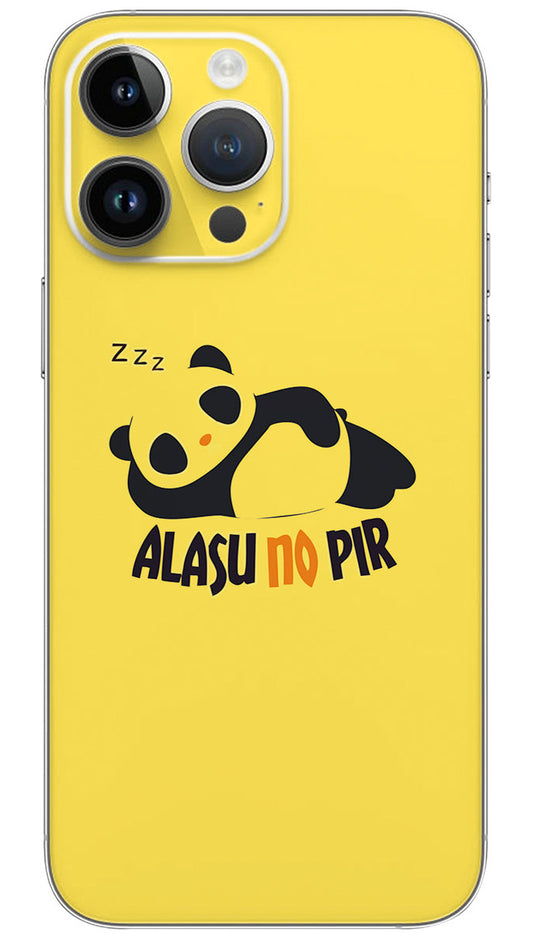 Panda alsu no pir quotes Mobile Skin Wrap  - QUOG0067