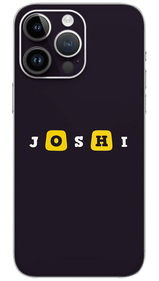 Joshi name Mobile Skin Wrap  - REAS0044