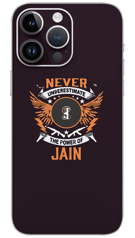 Jain name Mobile Skin Wrap  - REAS0048