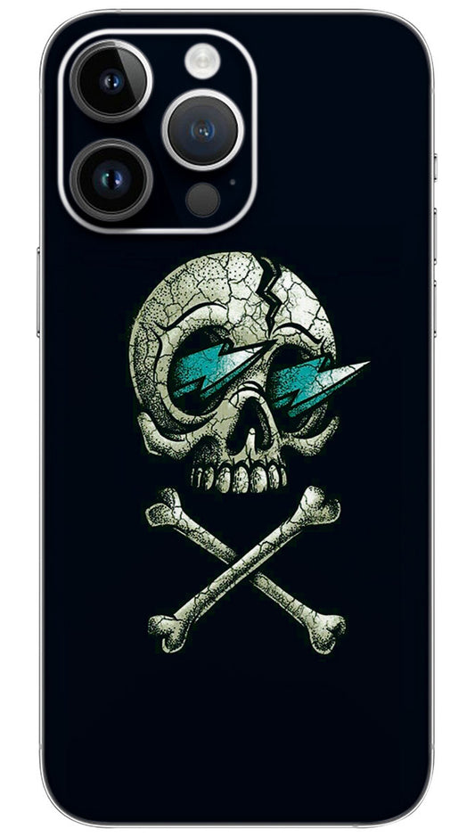 Gotic on skull  Mobile Skin Wrap  - SKUL0015