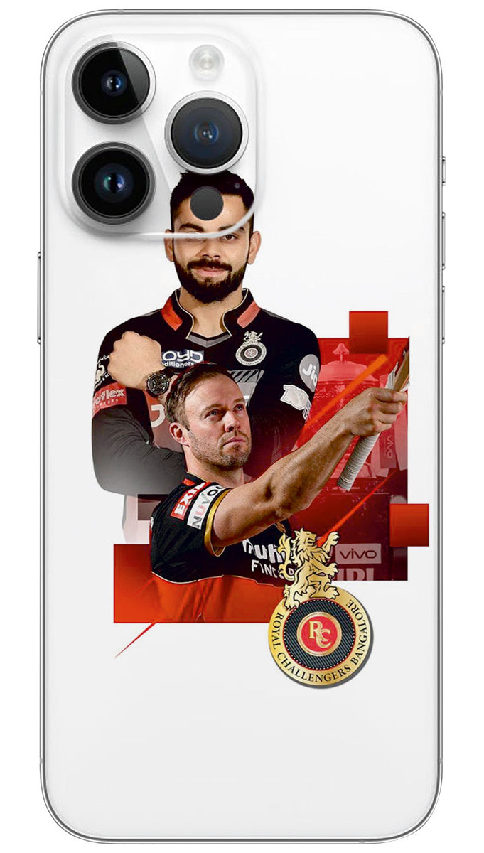 Royal Challengers Bengaluru Ipl team Mobile Skin Wrap  - SPOR0061