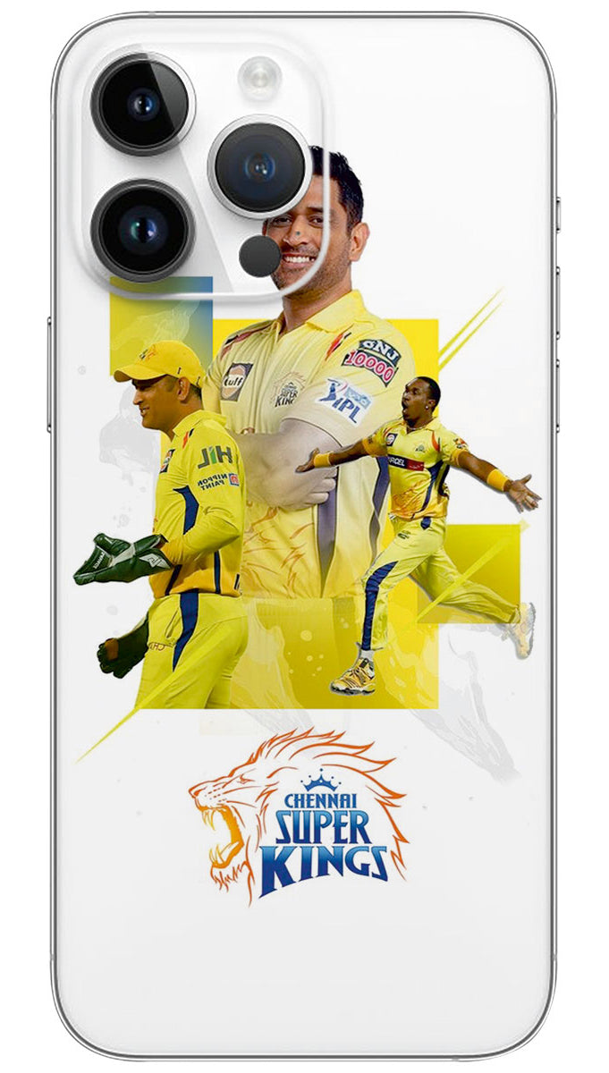 Chennai Super Kings ipl team Mobile Skin Wrap  - SPOR0064