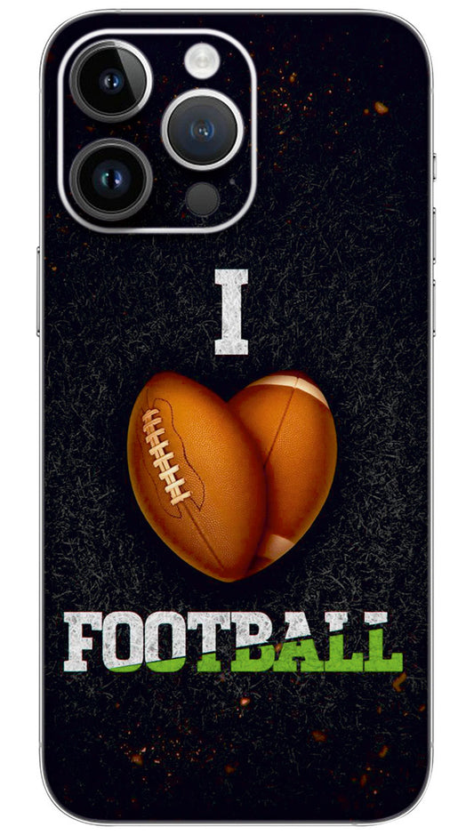 I love football Mobile Skin Wrap  - SPOR0154