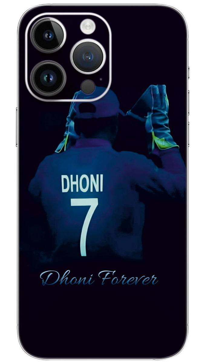 Thala Dhoni caption Mobile Skin Wrap  - SPOR0234