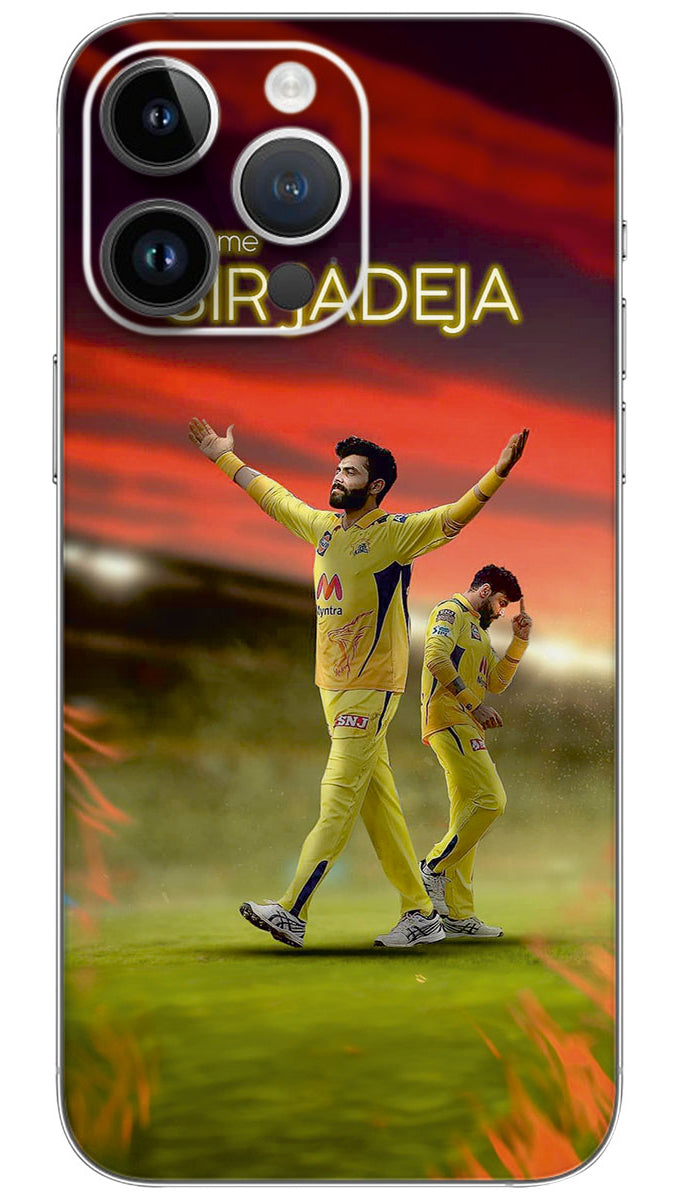 SIR JADEJA CSK Mobile Skin Wrap  - SPOR0266