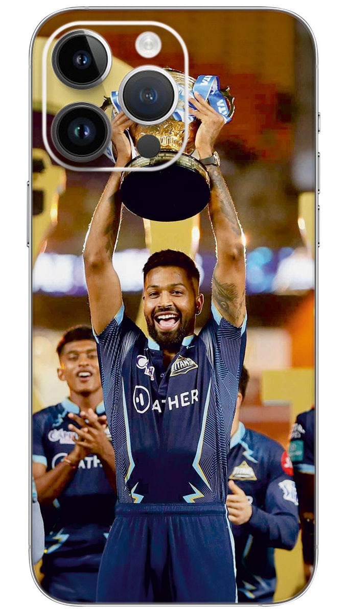 The rise of Titans: GT emerge champions hardik pandya Mobile Skin Wrap  - SPOR0312