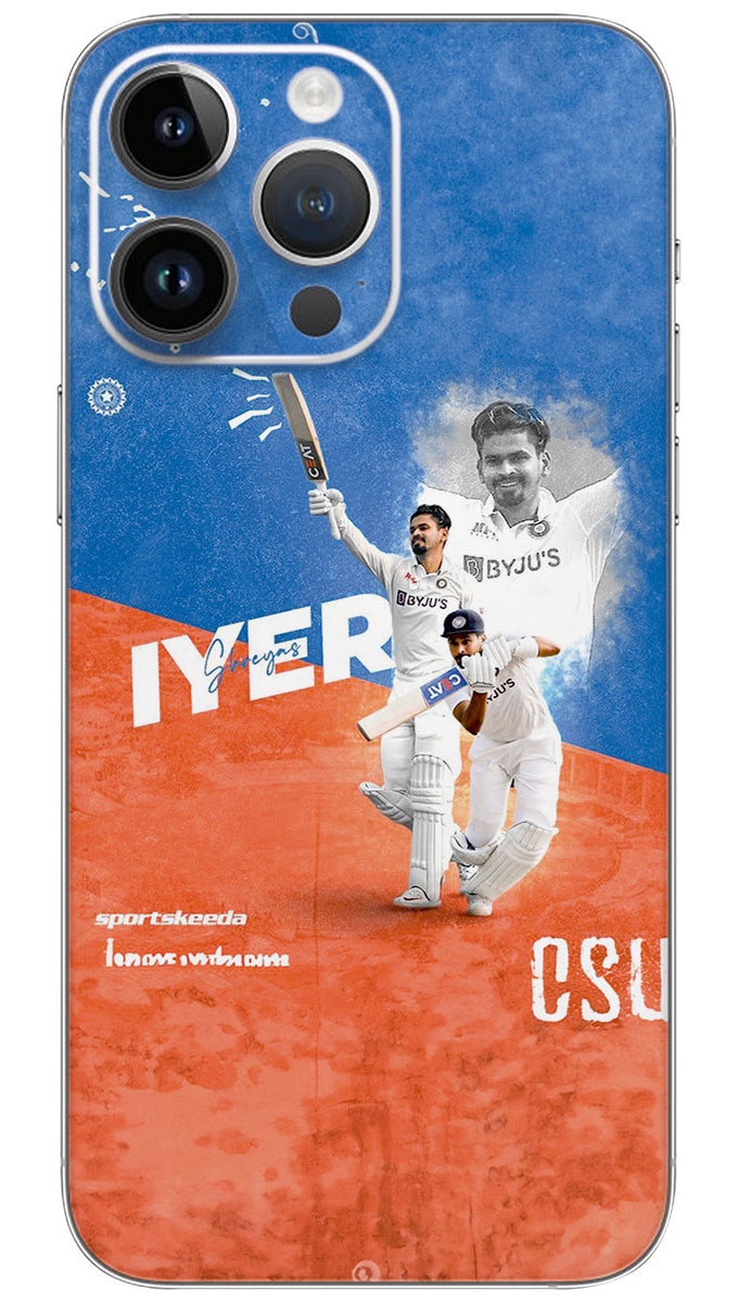 Shreyas Iyer Mobile Skin Wrap  - SPOR0320