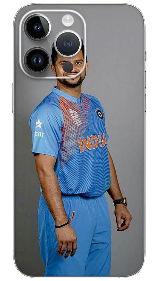 Suresh Raina Mobile Skin Wrap  - SPOR0345