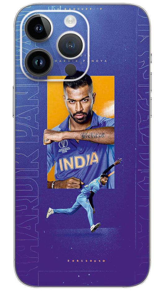 Hardik pandya Mobile Skin Wrap  - SPOR0386