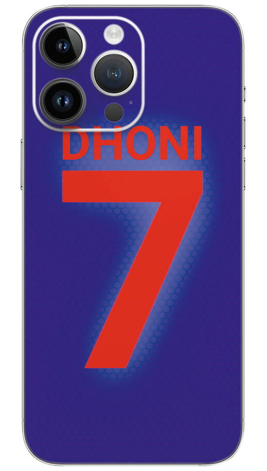 JERSEY NUMBER 7 DHONI Mobile Skin Wrap  - SPOR0410