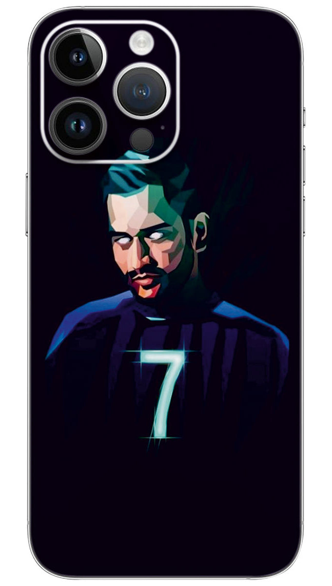 3D art dhoni face Mobile Skin Wrap  - SPOR0413