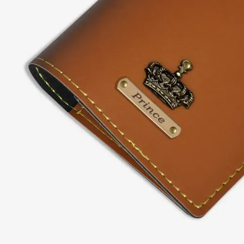 EXCLUSIVE PERSONALISED PASSPORT COVER - TAN hover