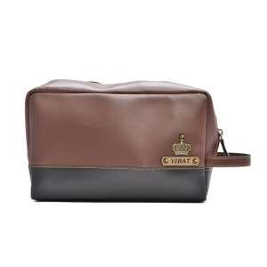 PERSONALISED UTILITY POUCH FLUX - BROWN