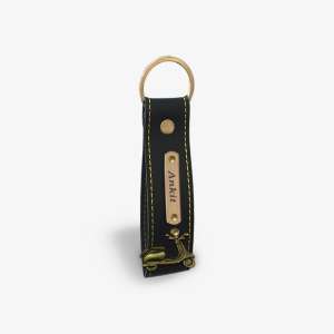PERSONALISED KEYCHAIN - BLACK