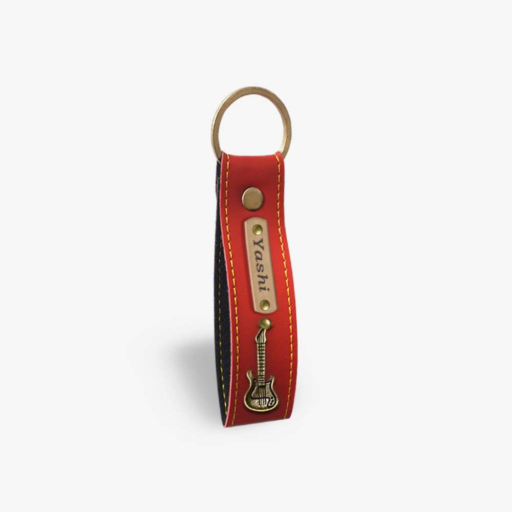 PERSONALISED KEYCHAIN - RED