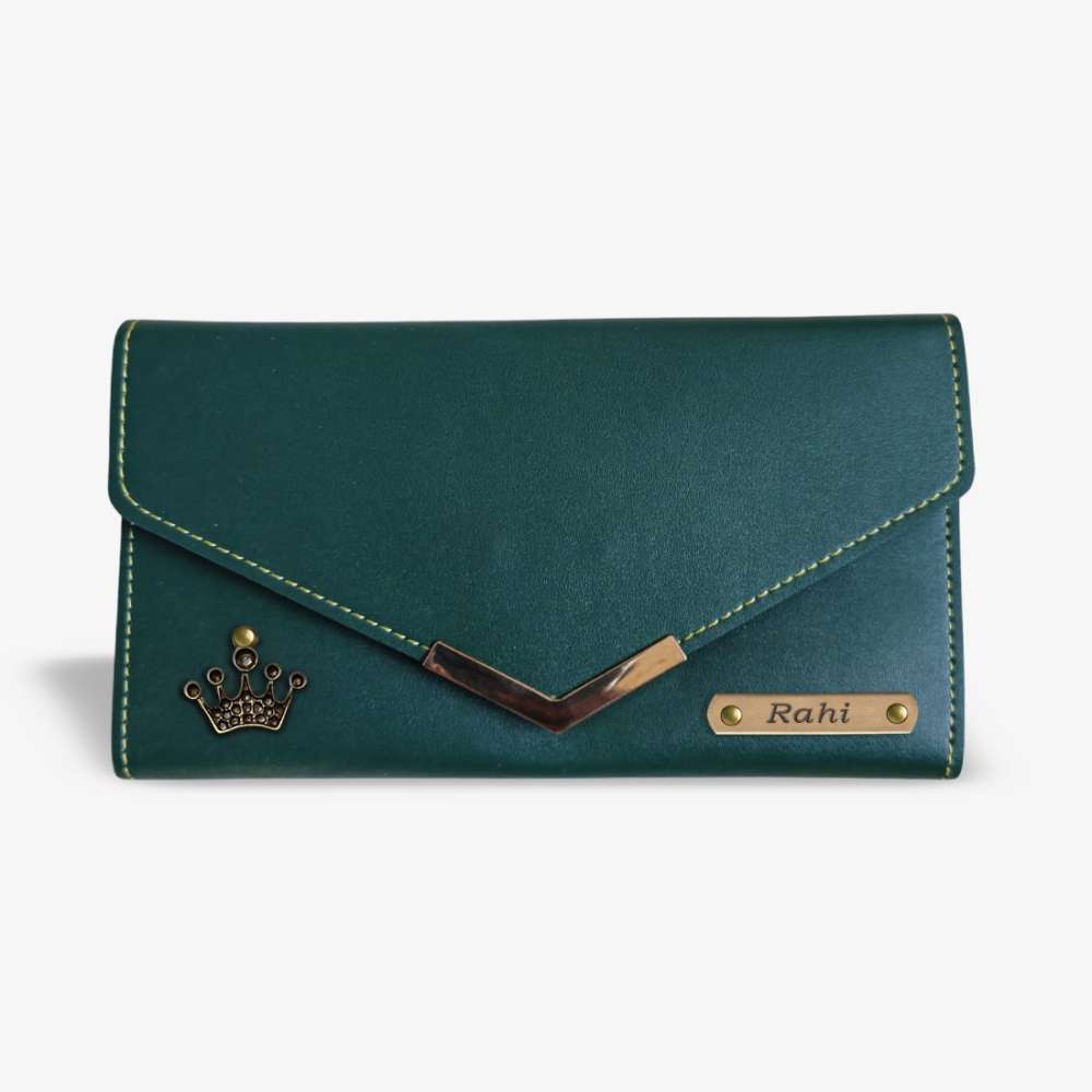 PERSONALISED WOMEN'S WALLET - OLIVE