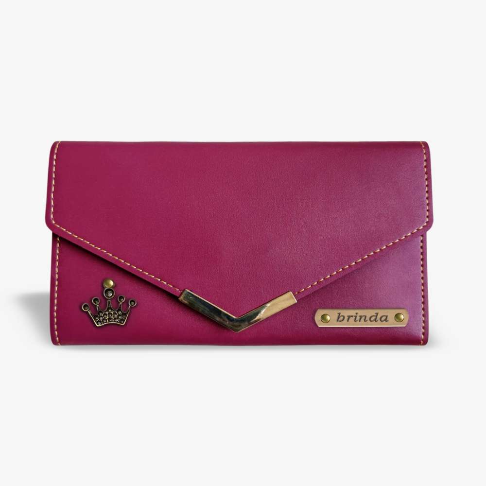 PERSONALISED WOMEN'S WALLET - WINE
