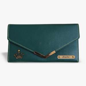 PERSONALISED WOMEN'S WALLET - OLIVE