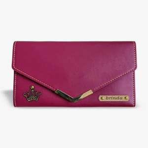 PERSONALISED WOMEN'S WALLET - WINE