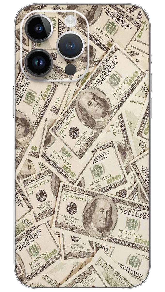100 dollar  Mobile Skin Wrap
