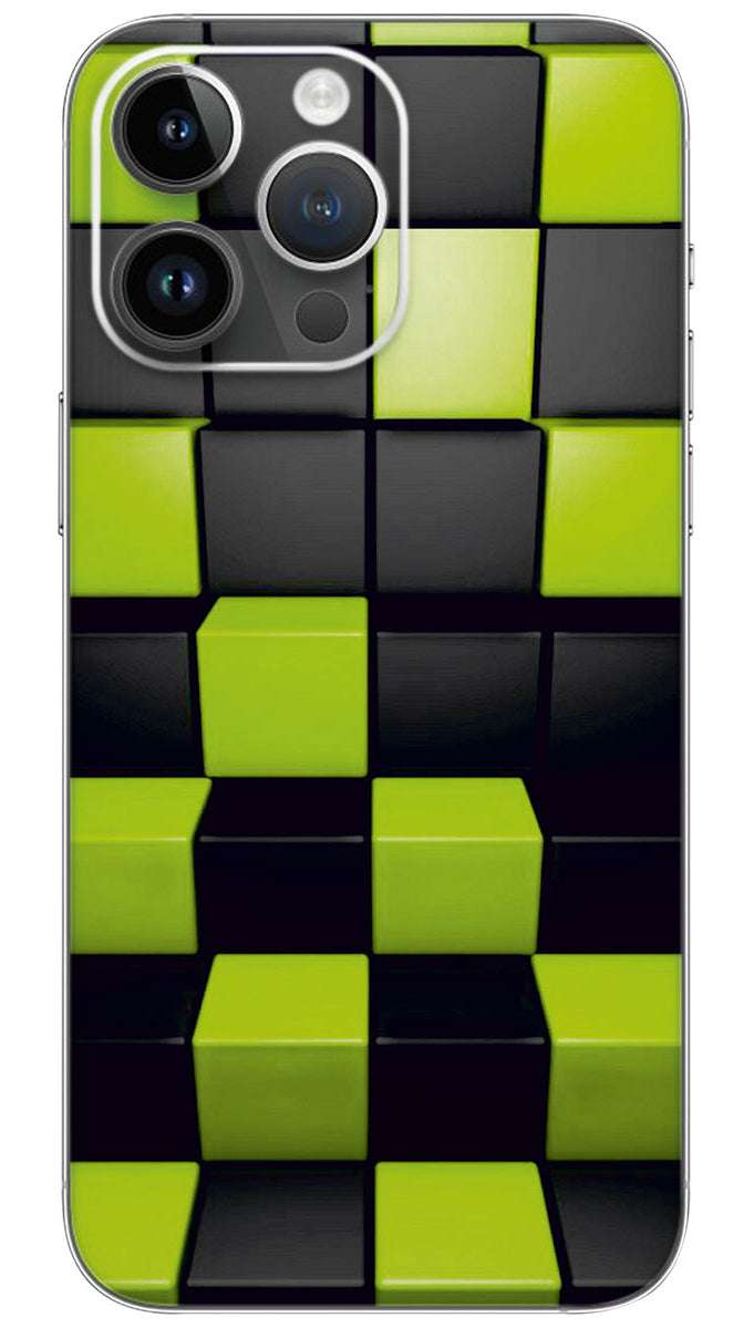 3D Cube Mosaic pattern Mobile Skin Wrap