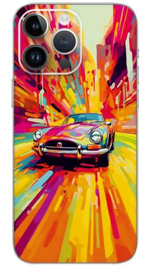 70s & 80s Car Mobile Skin Wrap