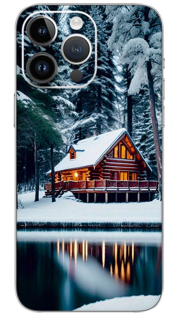 A CABIN ON A MOUNATAIN NUTURE Mobile Skin Wrap