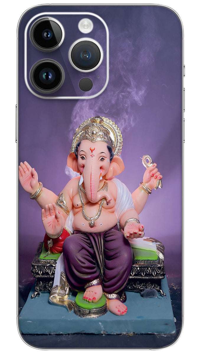 A SCULPTURE OF GANESHA Mobile Skin Wrap