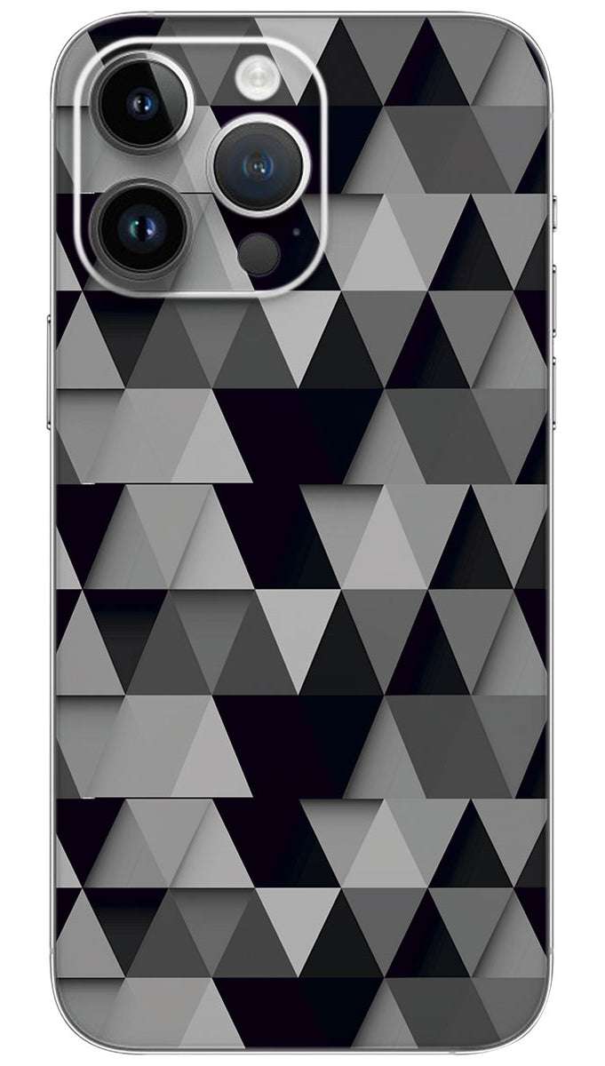 Abstract Black Mobile Skin Wrap