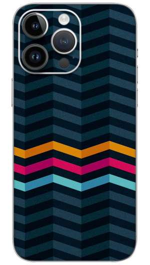 Abstract Colorful Stripes Mobile Skin Wrap