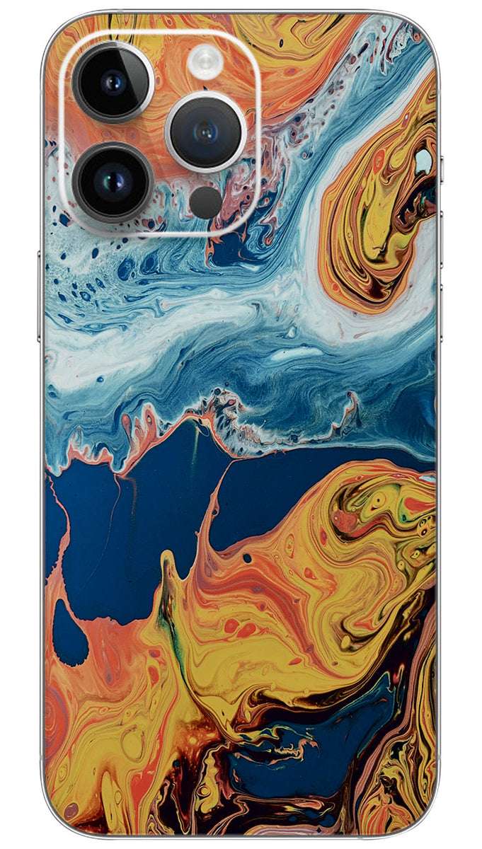 Abstract water color  Art pattern Mobile Skin Wrap