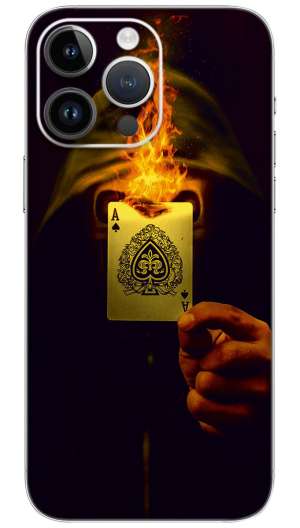 Ace of Spades game Mobile Skin Wrap