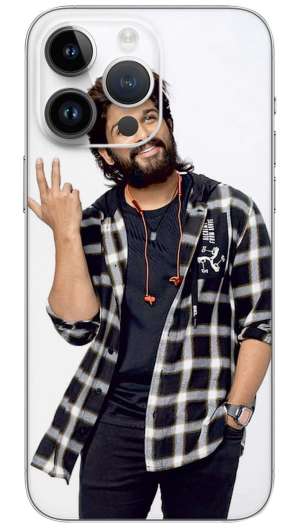 Actor allu arjun  Mobile Skin Wrap