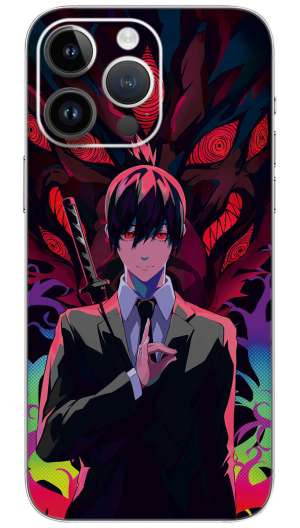 Aki Hayakawa Chainsaw Man Anime  Mobile Skin Wrap