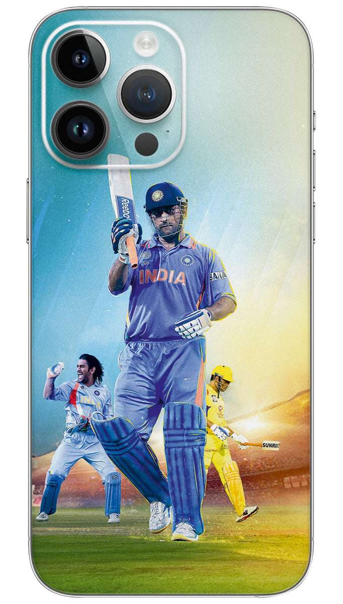 ALL jursey in dhoni Mobile Skin Wrap