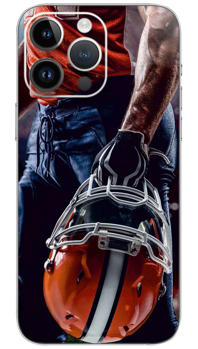 American football player sport Mobile Skin Wrap