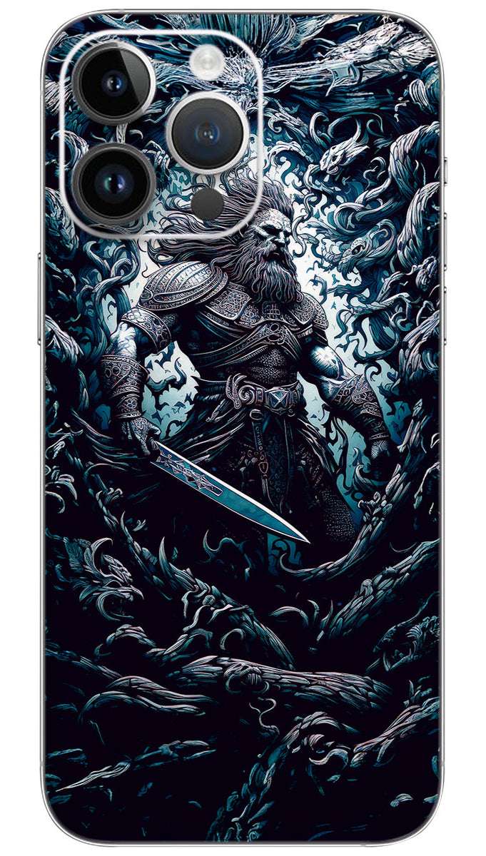 Anger of Zeus anime Mobile Skin Wrap