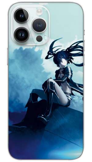 Anime Black Rock Shooter anime Mobile Skin Wrap