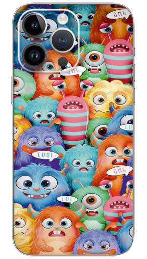 Ariane Marino cartoon Mobile Skin Wrap