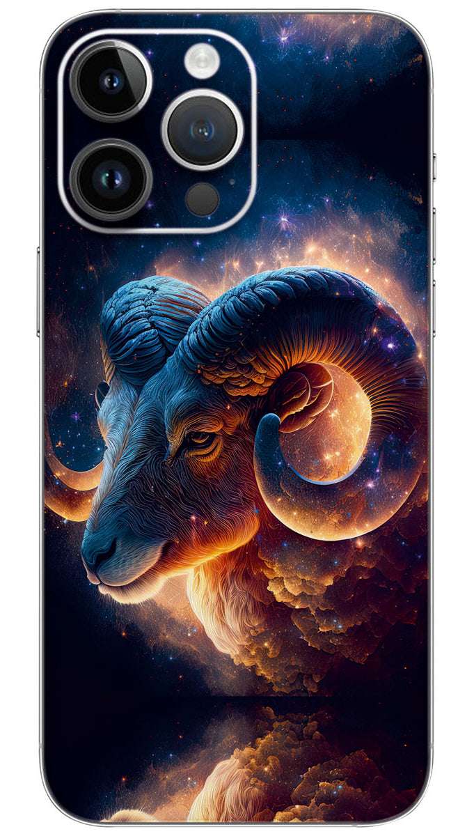 Aries Zodiac Journal Mobile Skin Wrap