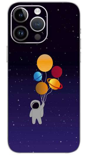 Astronaut with Planets NUTURE Mobile Skin Wrap