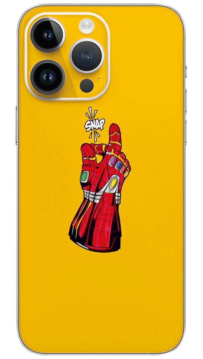 Avengers Endgame cartoon  Mobile Skin Wrap