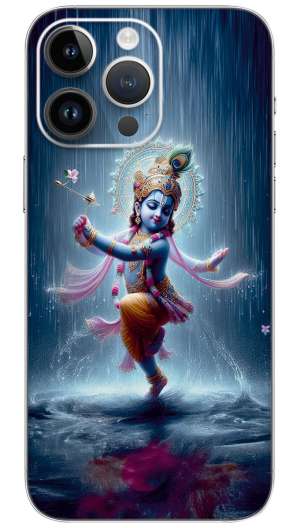 BABY KRISHNA WALKING Mobile Skin Wrap