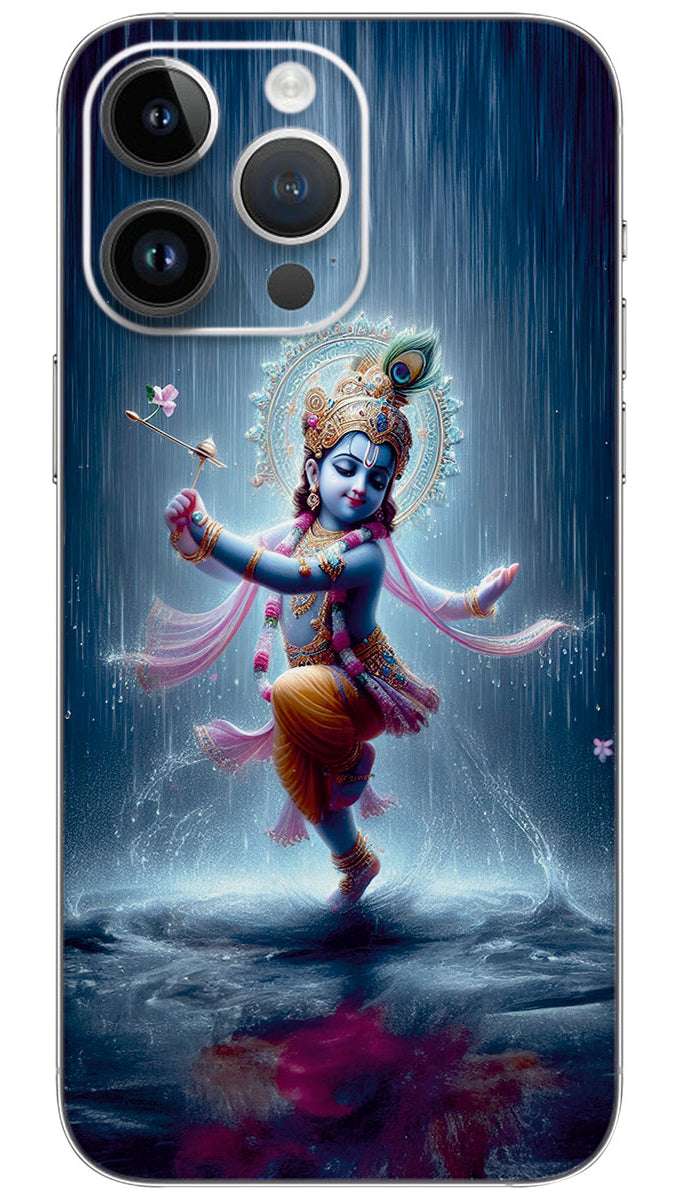 BABY KRISHNA WALKING Mobile Skin Wrap